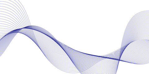 Abstract flowing wave lines. Design element for technology, science, modern concept.vector eps 10	
