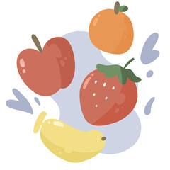 mixfruit cute character design