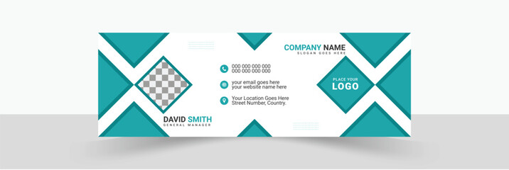 Simple Professional Email Signature Design.