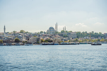 Yeni Cami New Mosque in Eminonu Istanbul, Turkey