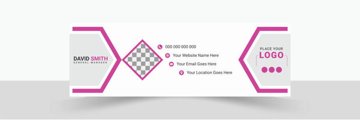 Simple Professional Email Signature Design.