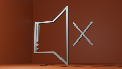 Photo 3d rendering 3d illustration music