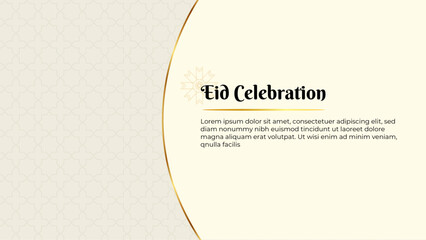 Vector Arabic islamic luxury ornamental background with islamic border pattern