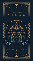 Virgo Signs Symbol Zodiac Illustration - 613745158
