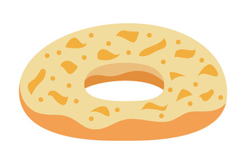 Delicious ring donuts cartoon illustration vector illustrations for your work logo, merchandise t-shirt, stickers and label designs, poster, greeting cards advertising business company or brands