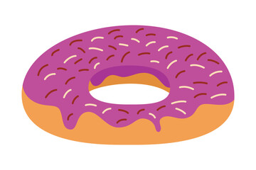 Delicious ring donuts cartoon illustration vector illustrations for your work logo, merchandise t-shirt, stickers and label designs, poster, greeting cards advertising business company or brands