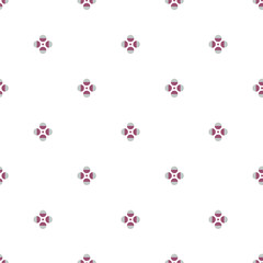 Minimal floral cozy background. Seamless pattern. Vector 