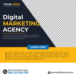 business social media post banner template