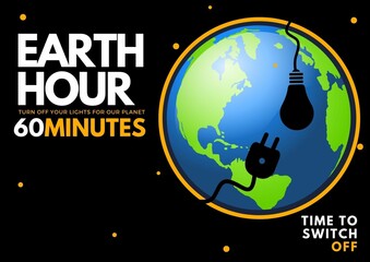 Happy Earth Hour International Day. Earth Hour is a worldwide movement to encouraging individuals, communities, and businesses to turn off non-essential electric.Turn off your light for our planet