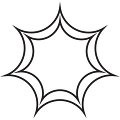 Star icon and symbol element