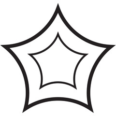 Star icon and symbol element