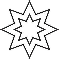 Star icon and symbol element