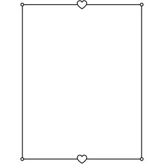 Obraz premium Rectangle line vintage frames border decorations.