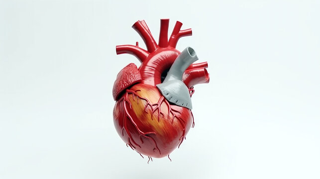 human heart anatomy. Generative Ai. 
