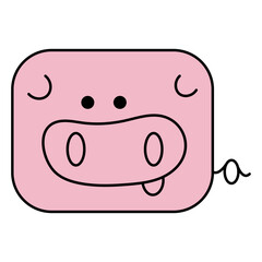 vector sticker design with cute animals