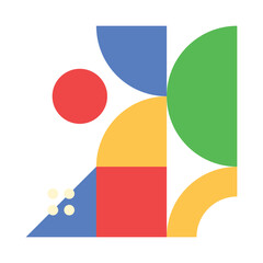 Abstract Bauhaus Shape