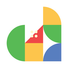 Abstract Bauhaus Shape