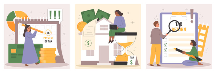 Tax Pay Flat Set