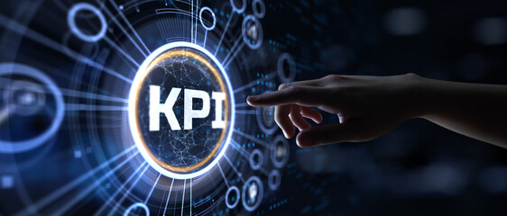 KPI Key performance indicator business finance technology concept.