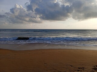 Obraz premium Sunset on the beach
