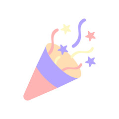 Happy birthday or party icon set