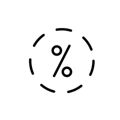 Vector creative shopping ecommerce solid black icon