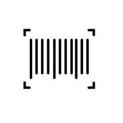 Vector creative shopping ecommerce solid black icon