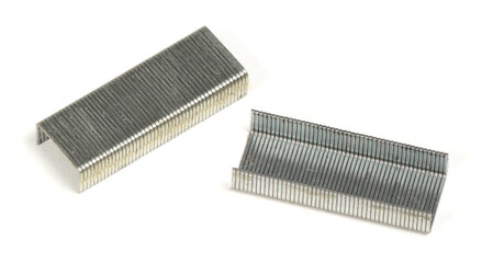 Staples isolated on white background