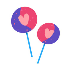 Happy birthday or party icon set