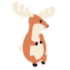 Vector cartoon cute animals