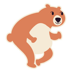 Vector cartoon cute animals