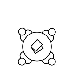 Vector business icons set, icons for business and finance