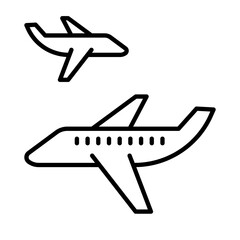 Fototapeta premium Airplane icon