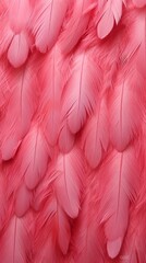 pink flamingo feathers background