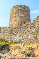 Ruins of the medieval castle in Rytro near Piwniczna-Zdrój in Beskid Sadecki, Poland