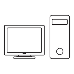 pc icon vector
