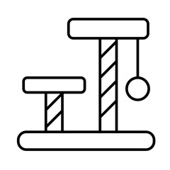 Cat tree icon