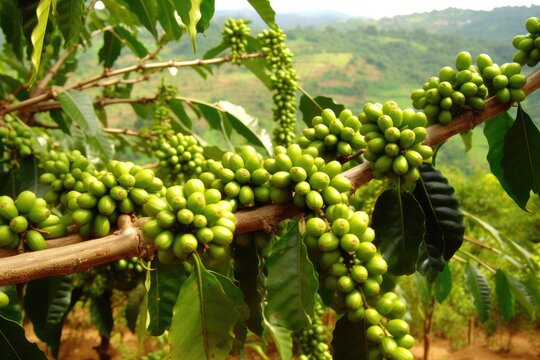 Coffee Plantation, AI Generative