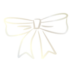 Ribbon silver png . write ribbon