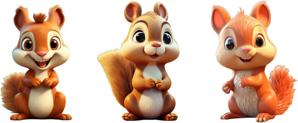 cute sheep in 3d style.