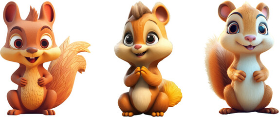 cute sheep in 3d style.