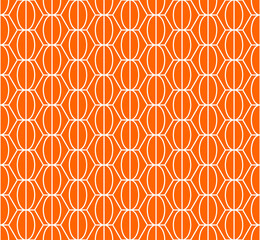 Seamless Geomatric vector background Pattern in orange
