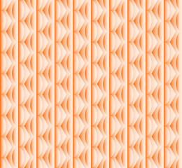 Seamless Geomatric vector background Pattern in orange