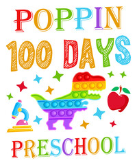 Poppin 100 Days Preschool Dinosaur Kid Nursery School