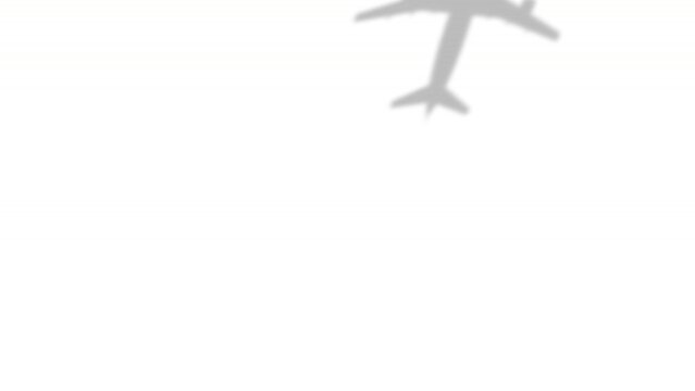 the paper plane casts the shadow of the plane. Perspectives and aspirations. 4K video illustration.