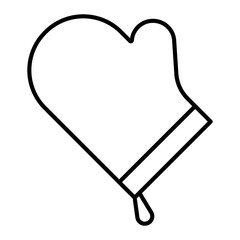 Oven glove icon