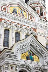 Fototapeta na wymiar Aleksander Nevski cathedral in Tallinn, Estonia