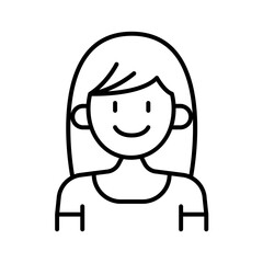 Obraz premium Woman icon