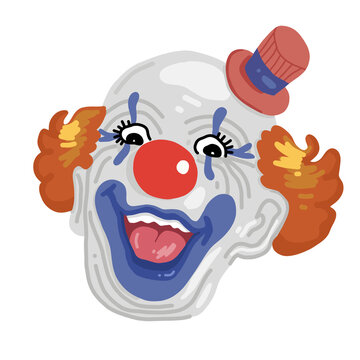 clown joker cartoon illustration 