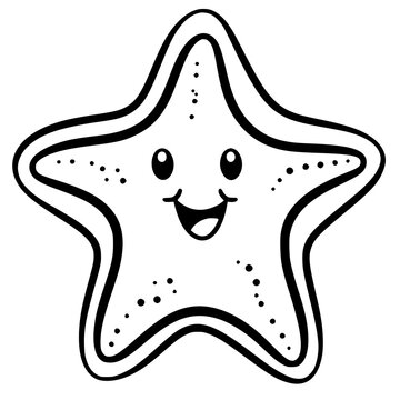 recommend clip art: Starfish outline, Vector starfish illustration,
                    Outline drawing of starfish, Starfish line art,
                    Starfish vector graphic, Simplified starfish illustration,
                    Minimalist starfish design